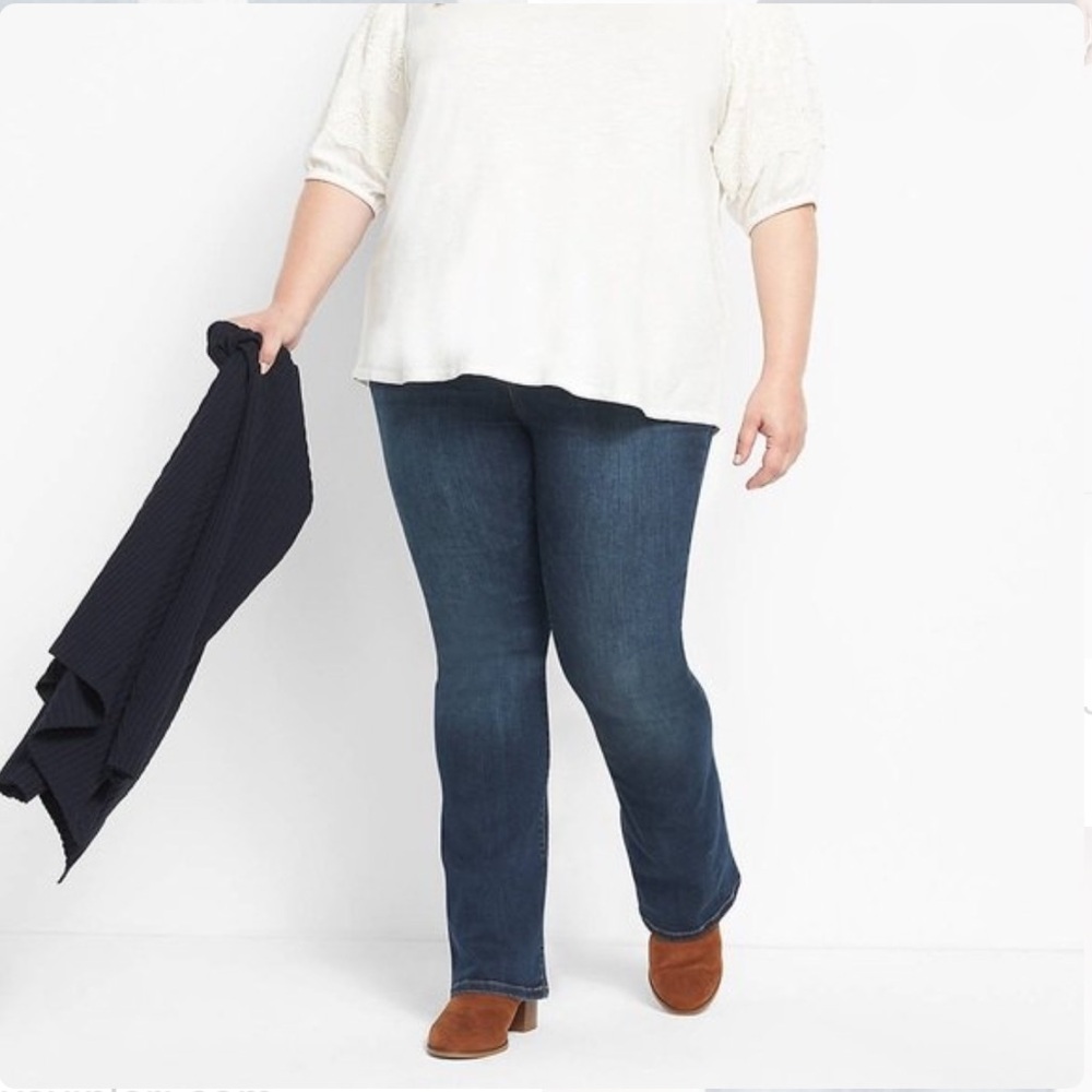 Lane Bryant Flexmagic High Rise Straight Jeans Size 16 - Picture 4 of 12